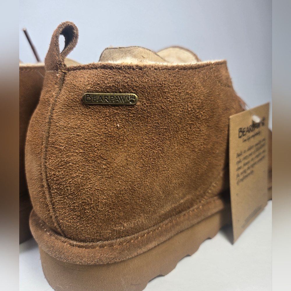 Bearpaw Mens Spencer Ankle Boots Size 9.5 Hickory II 2055M Neverwet - Picture 6 of 10